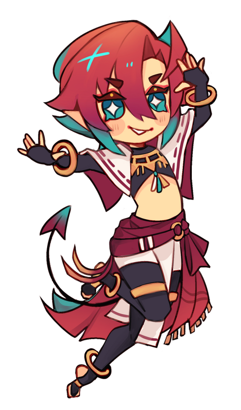 OC Solaris - Chibi Full Body
