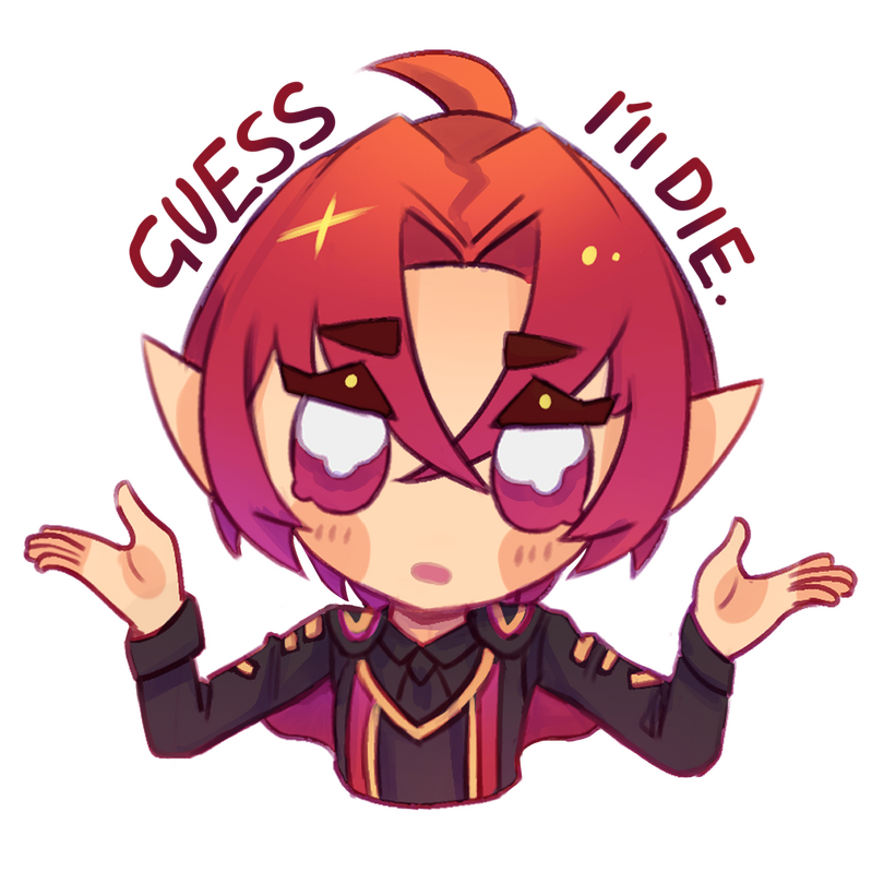 Fell Alear - Chibi Bust Render